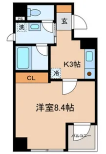 アーバン菊川【7階】の間取り