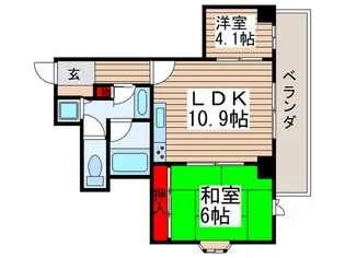 INSURANCE BLDG.XIV【1階】の間取り