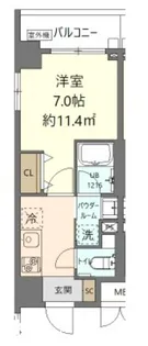 Nine-Harvest【5階】の間取り