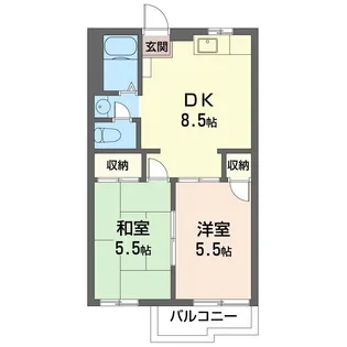 エスカルゴ鵠沼【2階】の間取り