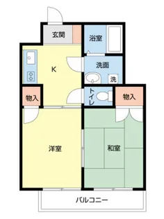 河本マンション【4階】の間取り