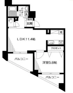日神パレステージ西巣鴨【2階】の間取り