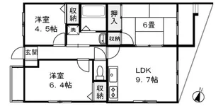 ノネット東野【1階】の間取り