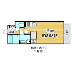 アート徳庵【3階】の間取り