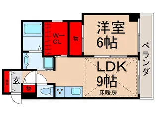 菱和パレス立教大学前国際ハイム【1階】の間取り