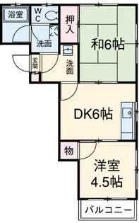 メゾンロワール【1階】の間取り