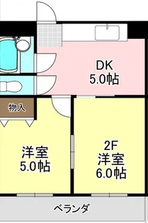 ハウスM【2階】の間取り