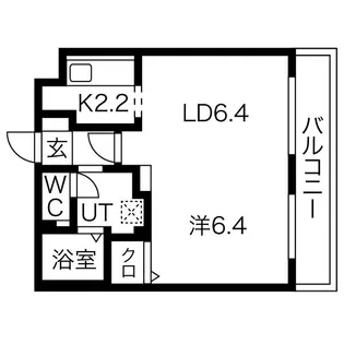フローレンス白石【2階】の間取り