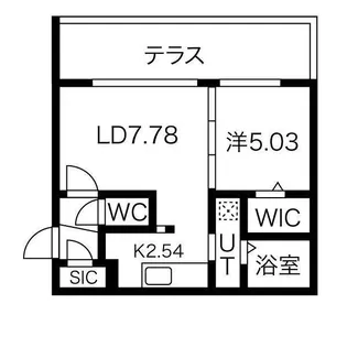 コアヒルズ【1階】の間取り