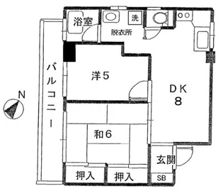 千石ハイツ【3階】の間取り