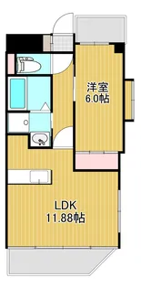 翠ガーデンビル【3階】の間取り