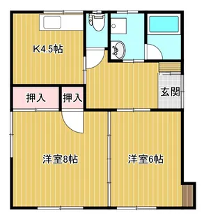 ハイツダンディ【2階】の間取り