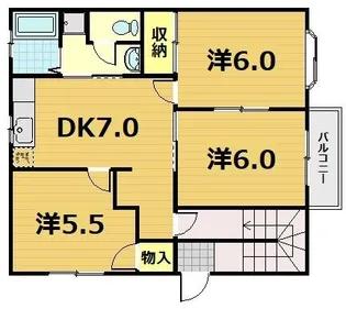 ファミール1【2階】の間取り