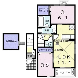 ベル・グラース【2階】の間取り