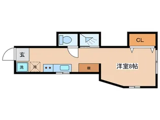 レーヴ南池袋【1階】の間取り