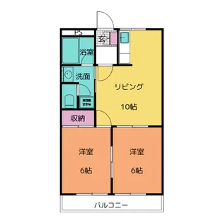 コーポ俊【2階】の間取り