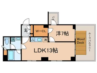 ハイコ-トフジ【4階】の間取り