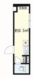 the 10 MIDORI【1階】の間取り