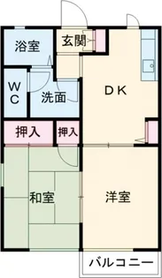 サウスヒルズ【2階】の間取り