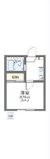 レオパレス横田【1階】の間取り