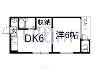 和プレジデント桃山【2階】の間取り