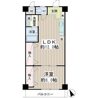 マンション花家【2階】の間取り