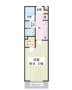 Felice Maihama(フェリーチェ舞浜)【2階】の間取り
