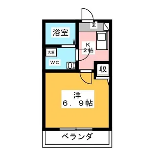 アノンテラス南加瀬【2階】の間取り