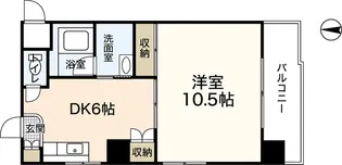 ビバーチェ平野町【1階】の間取り