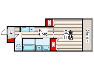 ソレイユ【3階】の間取り