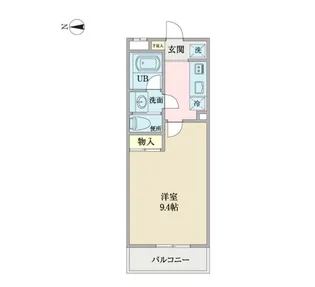 ベリーノサテア【4階】の間取り