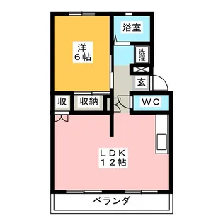 Gクレフ【2階】の間取り