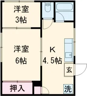 マルミチコーポ【2階】の間取り