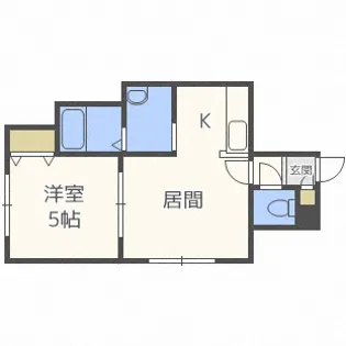 レユシールN12弐番館【3階】の間取り