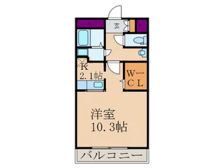 Houmi.BLD【3階】の間取り