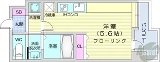 ラヴィータ410【9階】の間取り