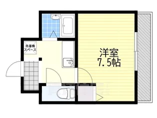 イーズ千里山【2階】の間取り