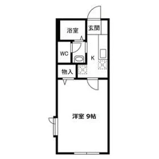 アクシス【1階】の間取り