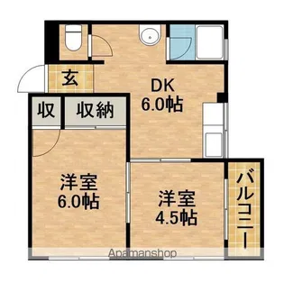 アシスト浜松マンション【2階】の間取り