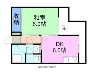 南岩国マンション【3階】の間取り