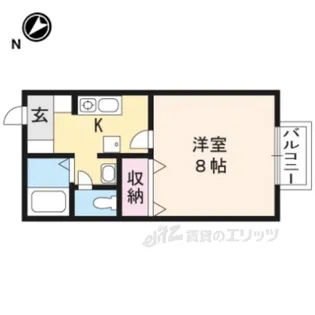 エストヴィラージュ1【1階】の間取り