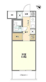 ポート旗の台【1階】の間取り