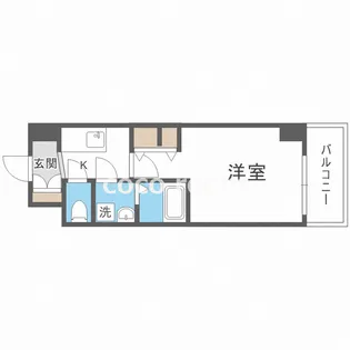 JPレジデンス大阪WESTIII【4階】の間取り