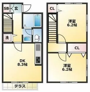 ハレルアナ(葛飾区)【1階】の間取り
