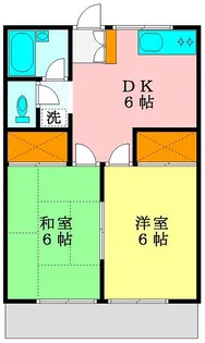 メゾンナカジマ【2階】の間取り
