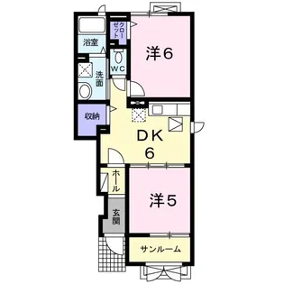 シュールメゾン・III【1階】の間取り