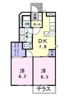 フロレスタ キャピタル【1階】の間取り