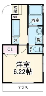 ハイツH&M【1階】の間取り