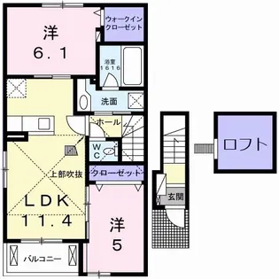 サージェ林 II【2階】の間取り