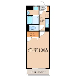 ピュアサンクス和【3階】の間取り